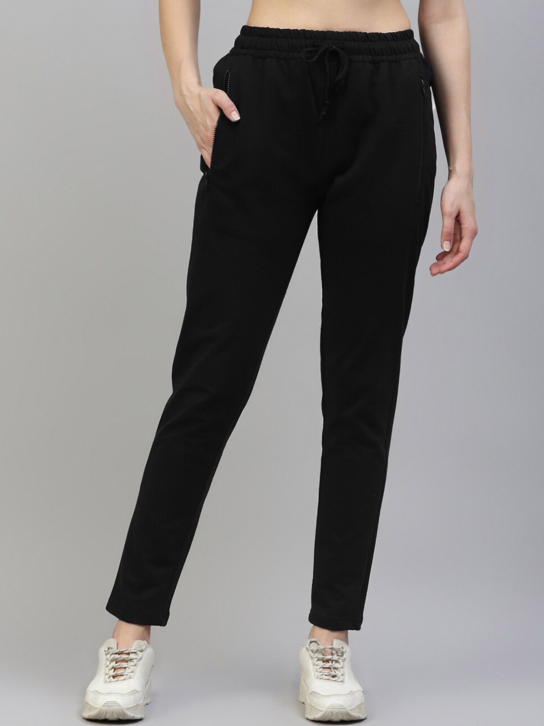 Laabha Women Anti-Odour Track Pants, Black