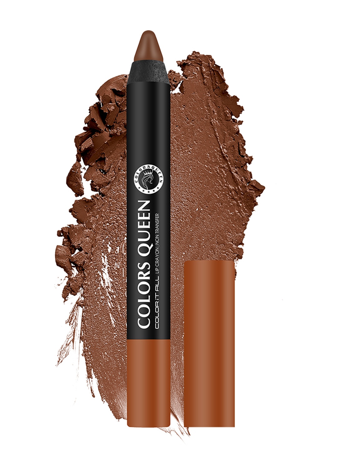 Colors Queen Color It All Non Transfer Lip Crayon With Sharpener 4 g - Rusty Nude 19, Brown
Colors Queen Color It All Non Transfer Lip Crayon With Sharpener 4 g - Rusty Nude 19, Brown