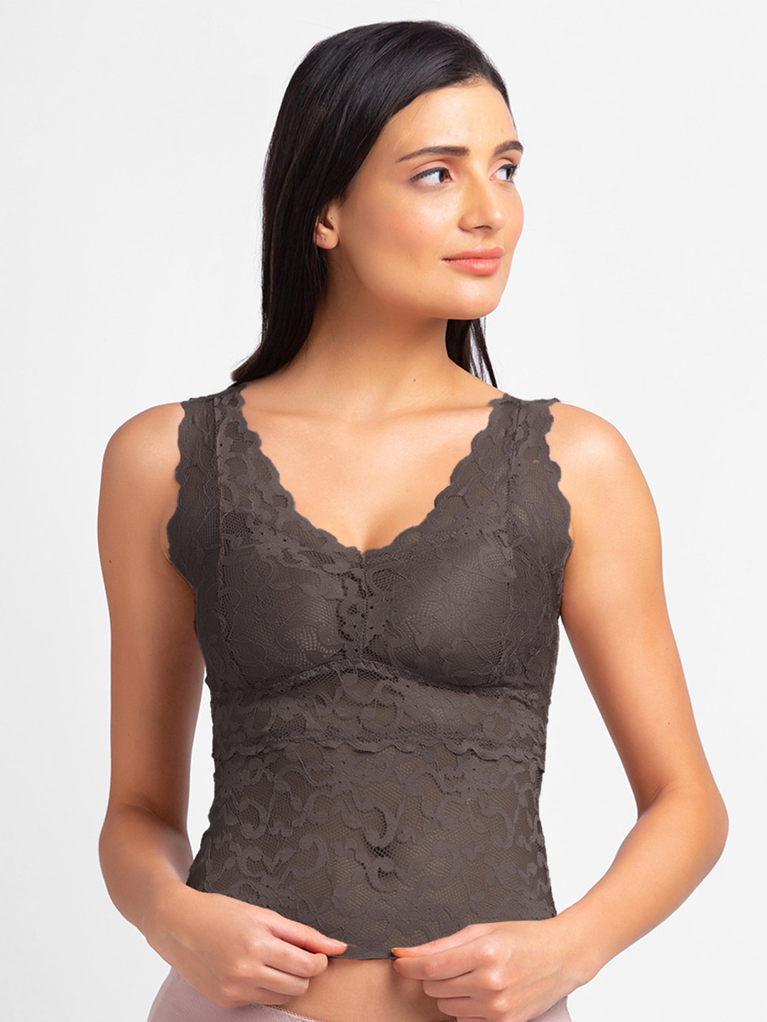 FashionRack loral Lace Removable Padding All Day Comfort Anti Odour Bralette Bra, Black
FashionRack loral Lace Removable Padding All Day Comfort Anti Odour Bralette Bra, Black
