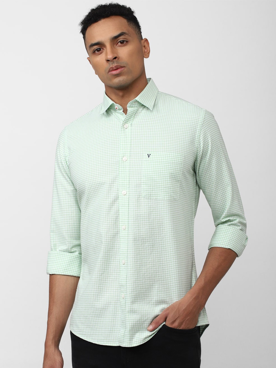 Van Heusen Sport Men Slim Fit Grid Tattersall Checks Checked Pure Cotton Casual Shirt, Green
Van Heusen Sport Men Slim Fit Grid Tattersall Checks Checked Pure Cotton Casual Shirt, Green