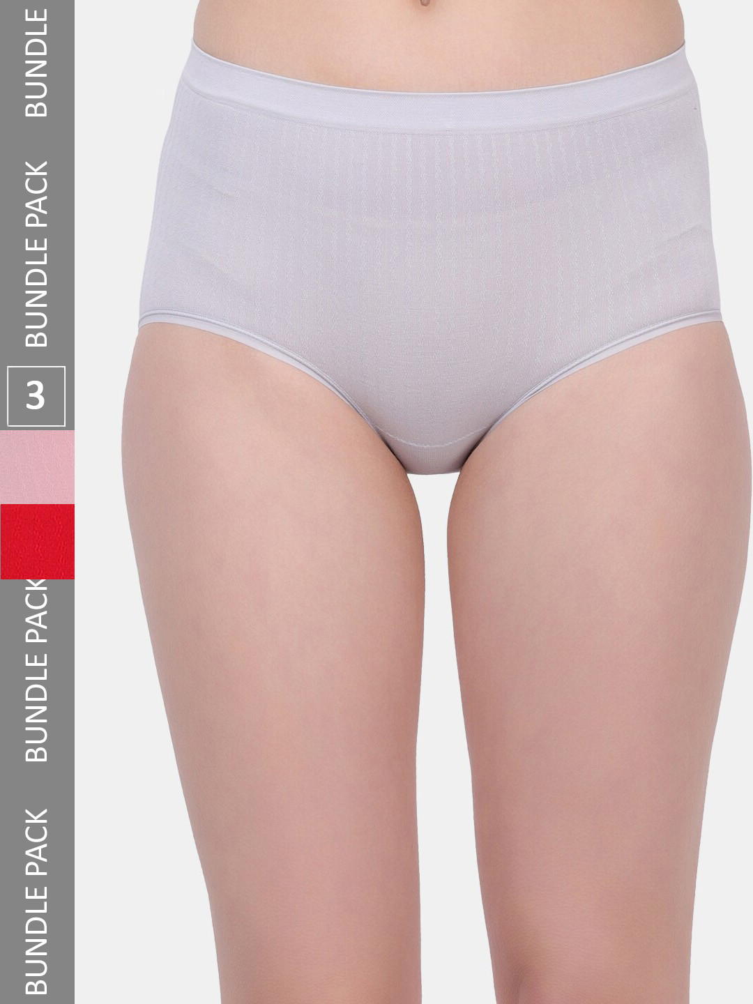 Amour Secret Women Pack Of 3 Striped Anti-Bacterial Hipster Briefs, Pink
Amour Secret Women Pack Of 3 Striped Anti-Bacterial Hipster Briefs, Pink