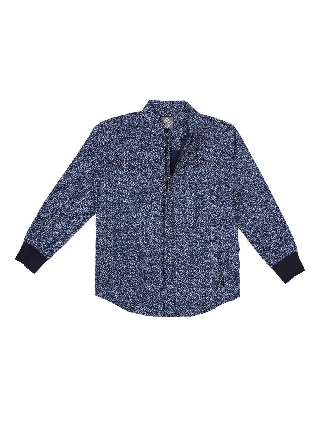 Palm Tree Infant Boys Spread Collar Micro Ditsy Printed Casual Cotton Shirt, Navy blue
Palm Tree Infant Boys Spread Collar Micro Ditsy Printed Casual Cotton Shirt, Navy blue
