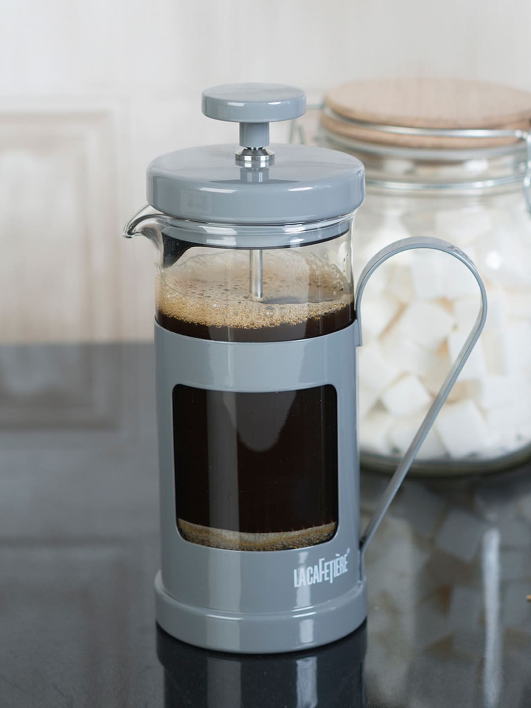 La Cafetiere Cool Grey Stainless Steel Monaco Cafetiere Coffee maker 350 ml, Transparent
La Cafetiere Cool Grey Stainless Steel Monaco Cafetiere Coffee maker 350 ml, Transparent