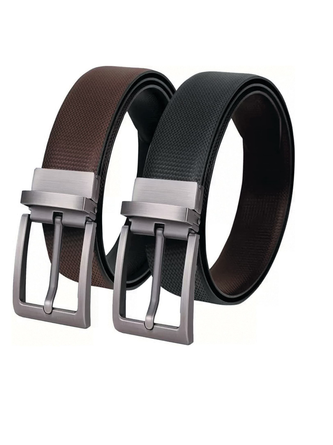 KAEZRI Men Textured Formal Belt, Black
KAEZRI Men Textured Formal Belt, Black