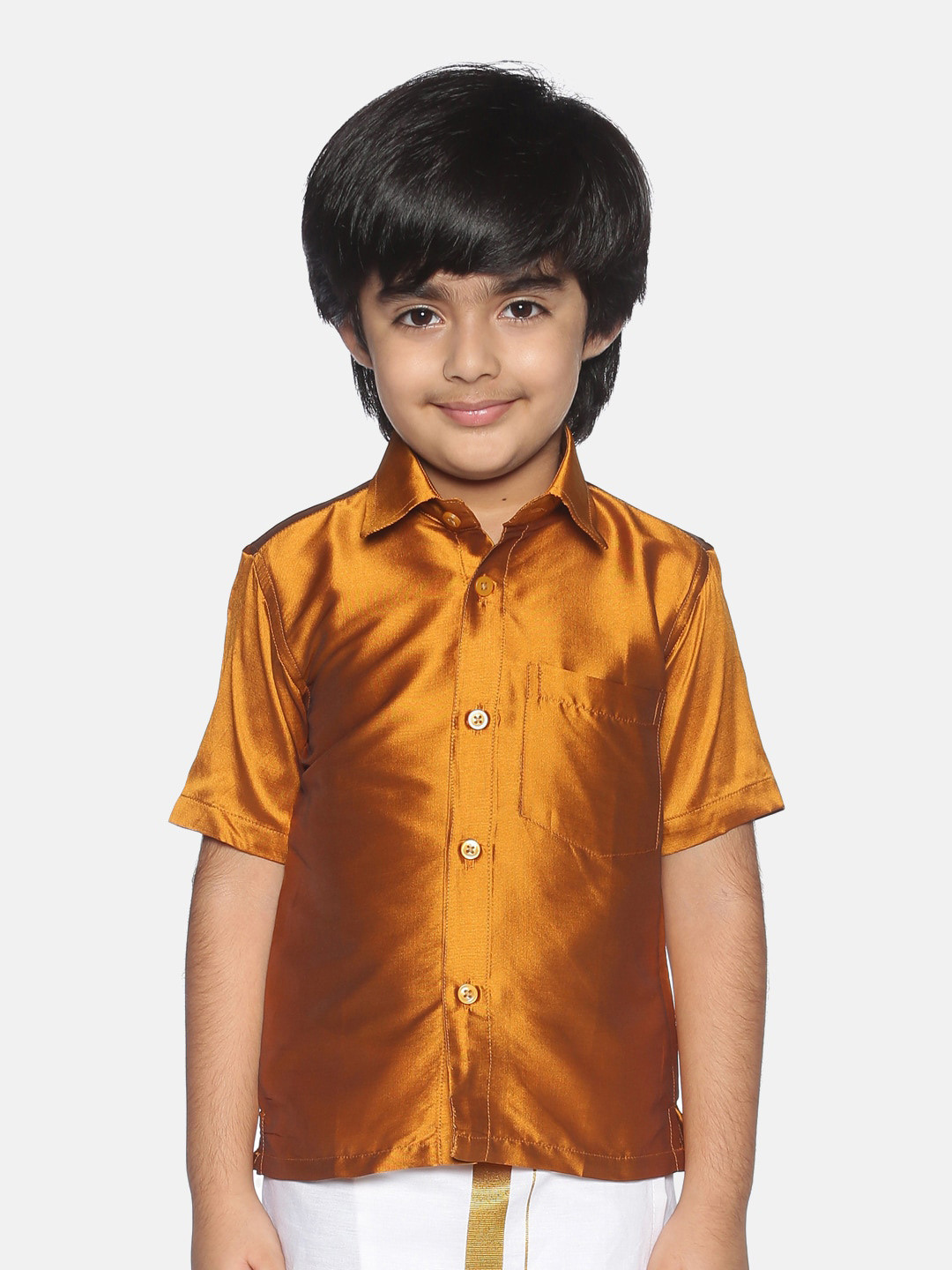 Sethukrishna Boys Casual Shirt, Mustard
Sethukrishna Boys Casual Shirt, Mustard