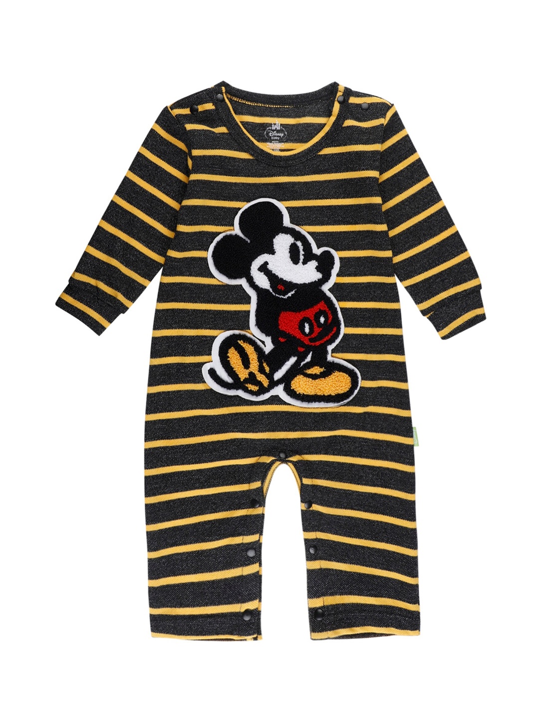 Bodycare Kids Infant Boys Striped & Mickey Mouse Printed Toxic Free Romper, Yellow
Bodycare Kids Infant Boys Striped & Mickey Mouse Printed Toxic Free Romper, Yellow