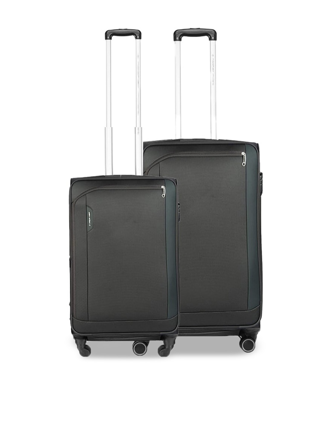 Nasher Miles Set Of 2 Dallas Expander Textured Soft-Sided Trolley Bags- 55 cm & 65 cm, Grey
Nasher Miles Set Of 2 Dallas Expander Textured Soft-Sided Trolley Bags- 55 cm & 65 cm, Grey