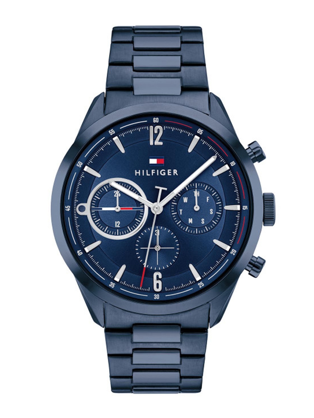 Tommy Hilfiger Men Stainless Steel Bracelet Style Straps Analogue Watch TH1791945W, Blue
Tommy Hilfiger Men Stainless Steel Bracelet Style Straps Analogue Watch TH1791945W, Blue