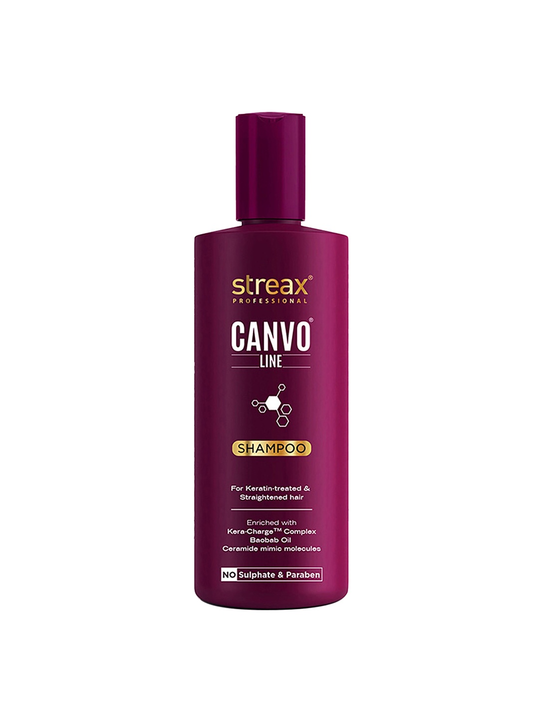 Streax Professional CanvoLine Shampoo For Keratin Treated & Straightened Hair - 1.5L, Purple
Streax Professional CanvoLine Shampoo For Keratin Treated & Straightened Hair - 1.5L, Purple