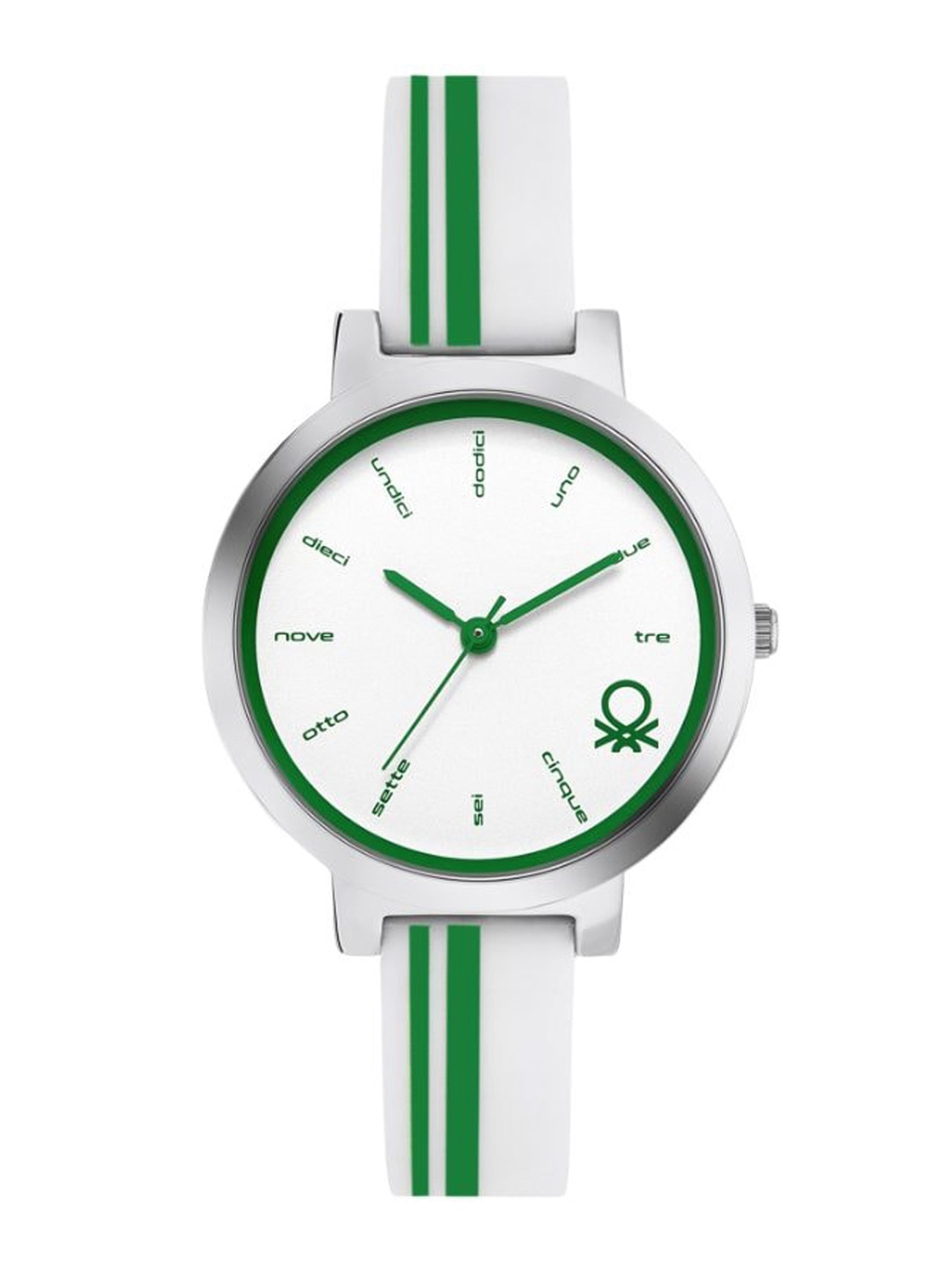 United Colors of Benetton Women Printed Dial & Straps Analogue Watch UWUCL0200, White
United Colors of Benetton Women Printed Dial & Straps Analogue Watch UWUCL0200, White