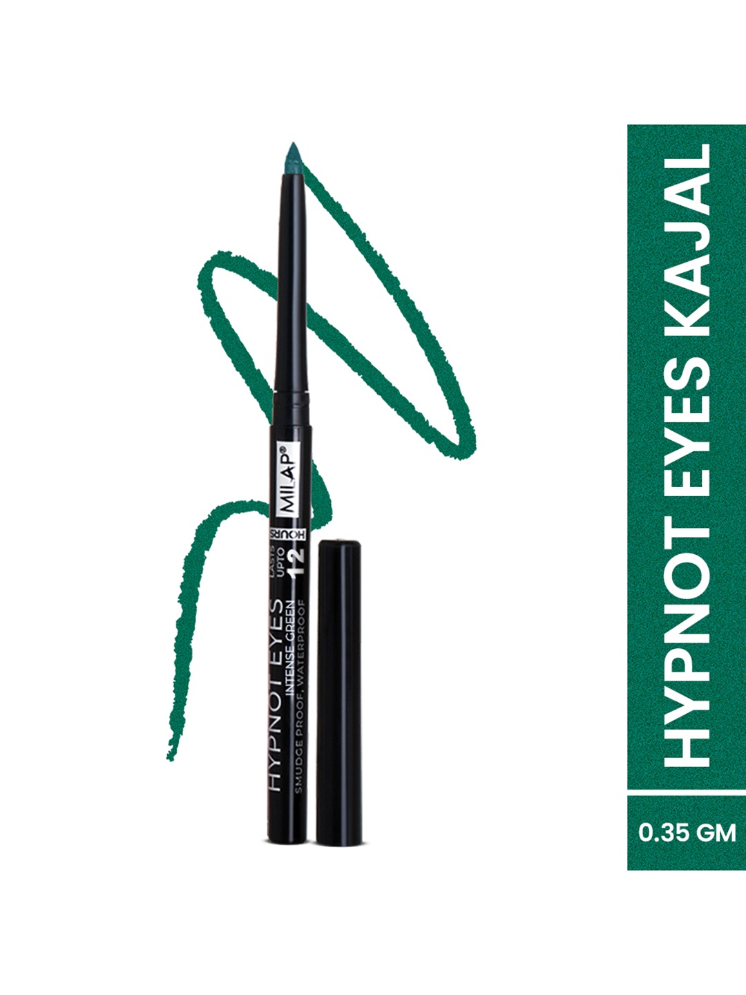 MILAP Hypnot Eyes 12hrs Smudgeproof & Waterproof Kajal 0.35 g - Intense Green
MILAP Hypnot Eyes 12hrs Smudgeproof & Waterproof Kajal 0.35 g - Intense Green