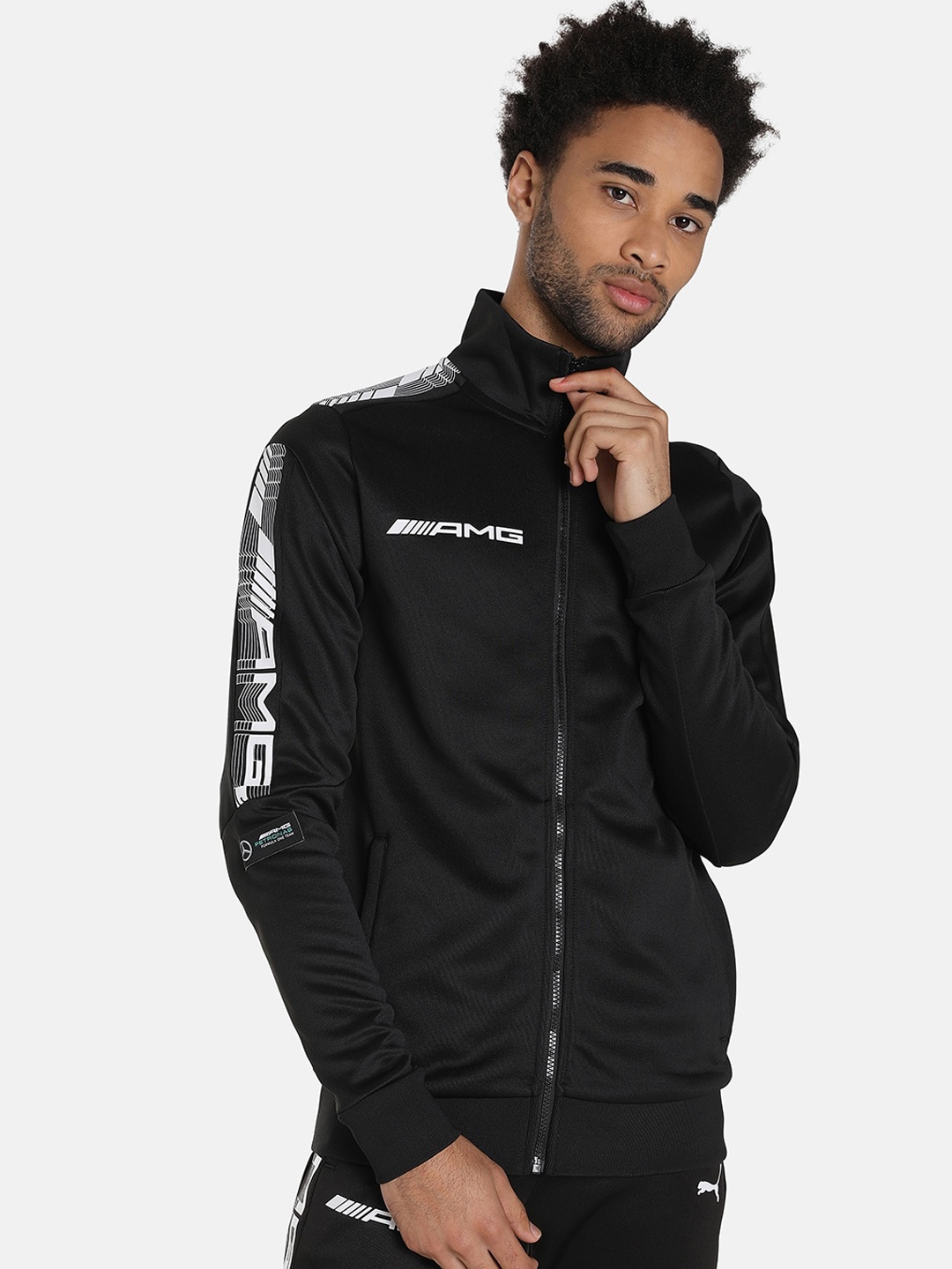 PUMA Motorsport Men Mercedes AMG Petronas MT7 Slim Fit Sports Sustainable Jacket, Black
PUMA Motorsport Men Mercedes AMG Petronas MT7 Slim Fit Sports Sustainable Jacket, Black