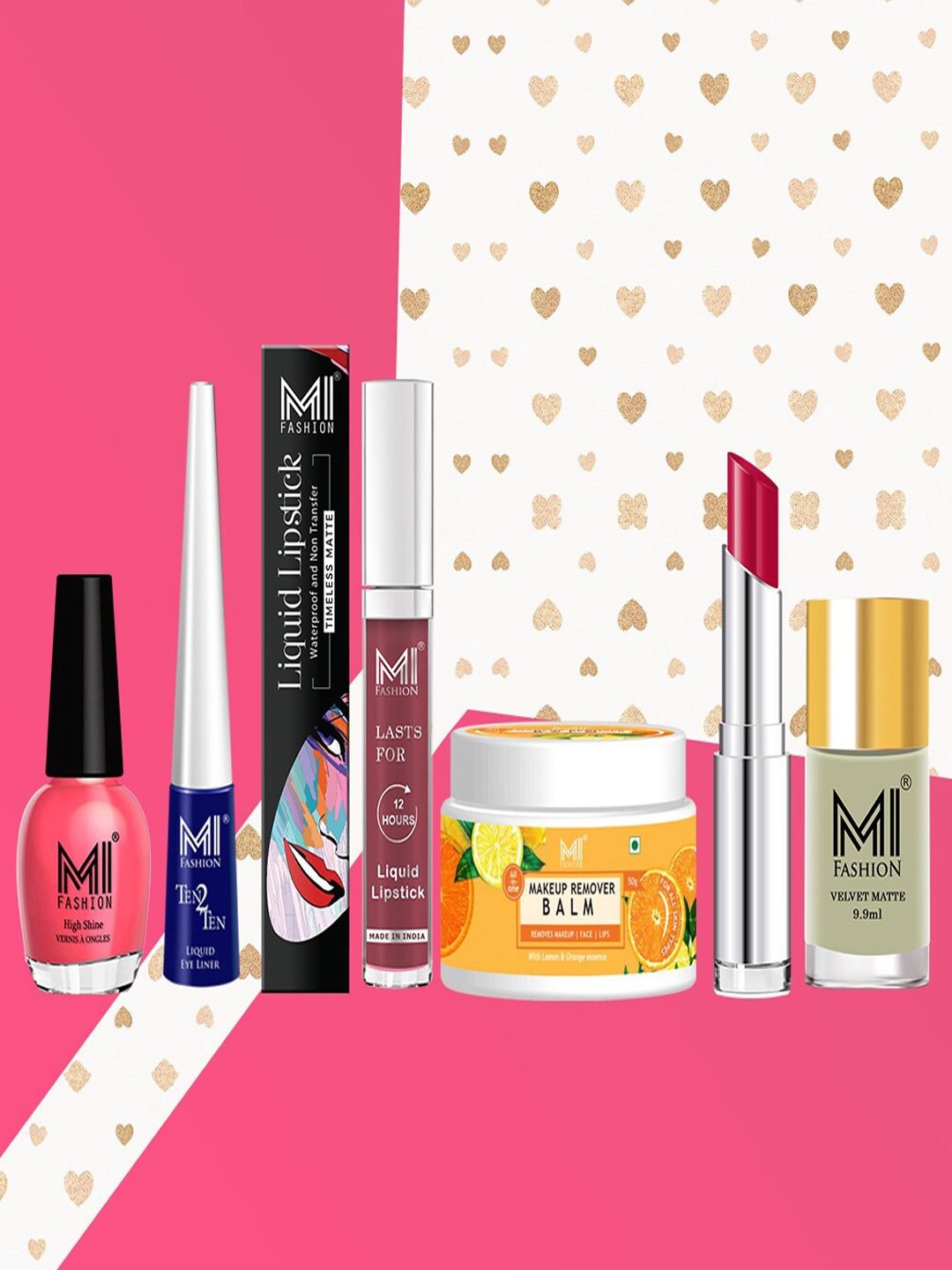 MI FASHION Pack Of 6 Makeup Kit-A125-Blue
