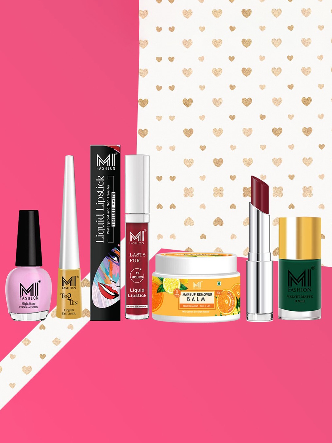 MI FASHION Pack Of 6 Cruelty-Free Vegan Full Starter Makeup Gift Set- Shade A136, Nude
MI FASHION Pack Of 6 Cruelty-Free Vegan Full Starter Makeup Gift Set- Shade A136, Nude