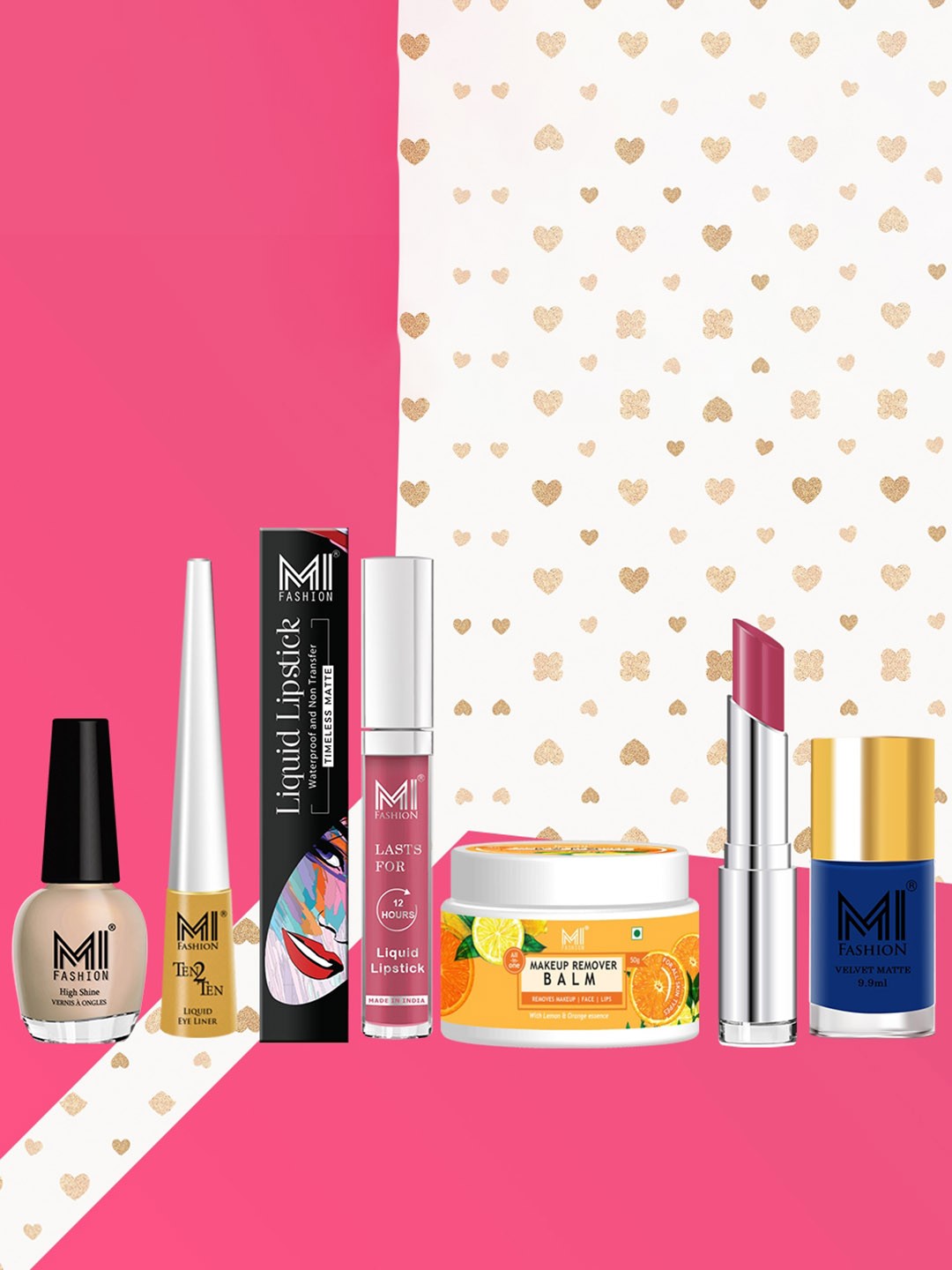 MI FASHION Unleash Your Creativity with Our Versatile Collection Pack Of 7 Makeup Kit, Purple
MI FASHION Unleash Your Creativity with Our Versatile Collection Pack Of 7 Makeup Kit, Purple