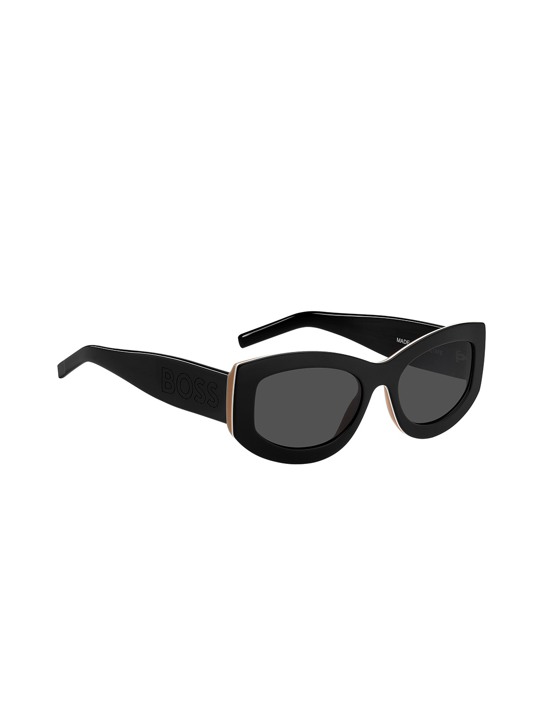HUGO Women Cateye Square Shaped Sunglasses with UV Protected Lens 205434SDK55IR, Grey
HUGO Women Cateye Square Shaped Sunglasses with UV Protected Lens 205434SDK55IR, Grey