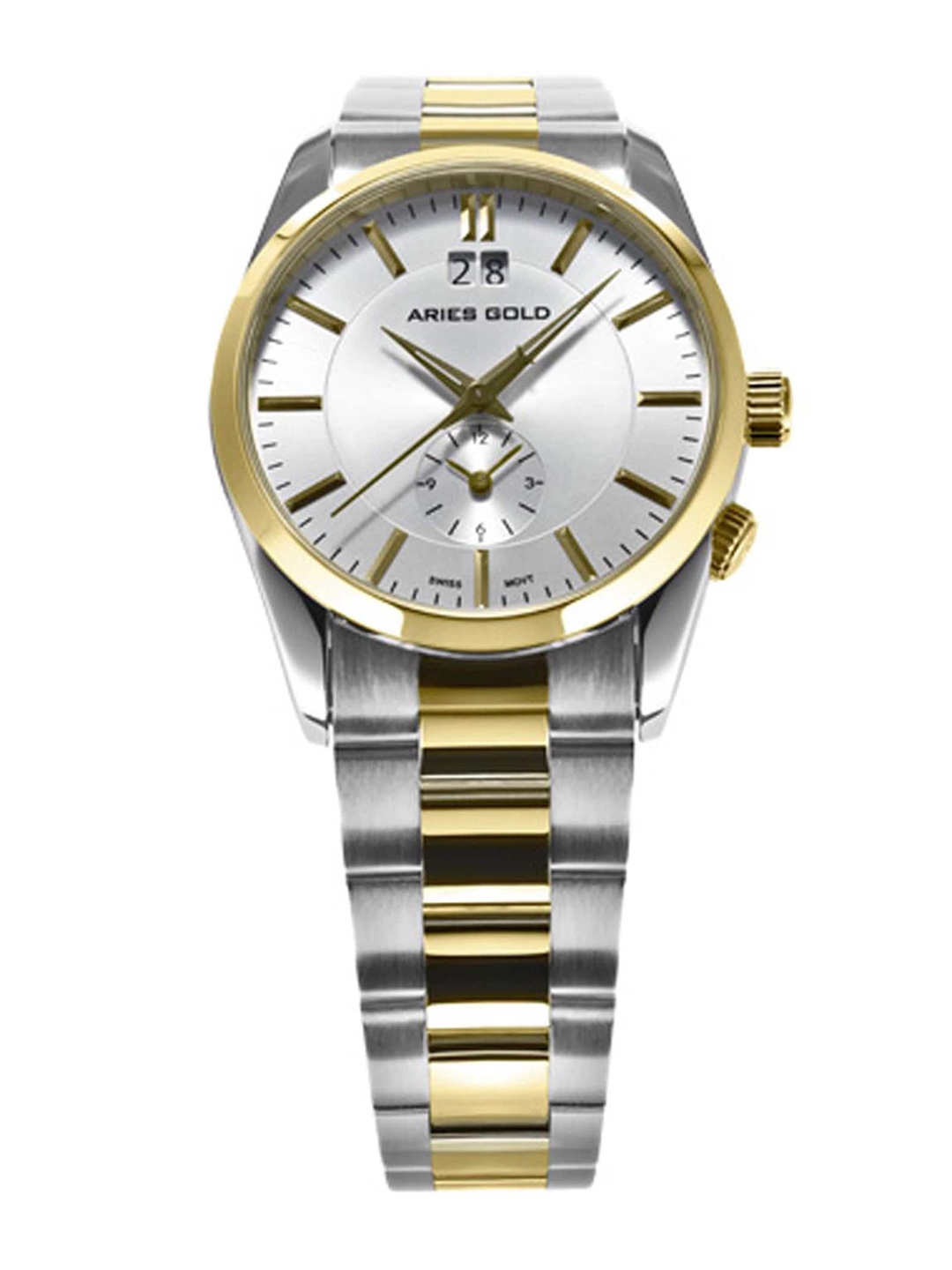 Aries Gold Men Stainless Steel Wrap Around Straps Analogue Watch G R92A 2TG-SD-Silver
Aries Gold Men Stainless Steel Wrap Around Straps Analogue Watch G R92A 2TG-SD-Silver