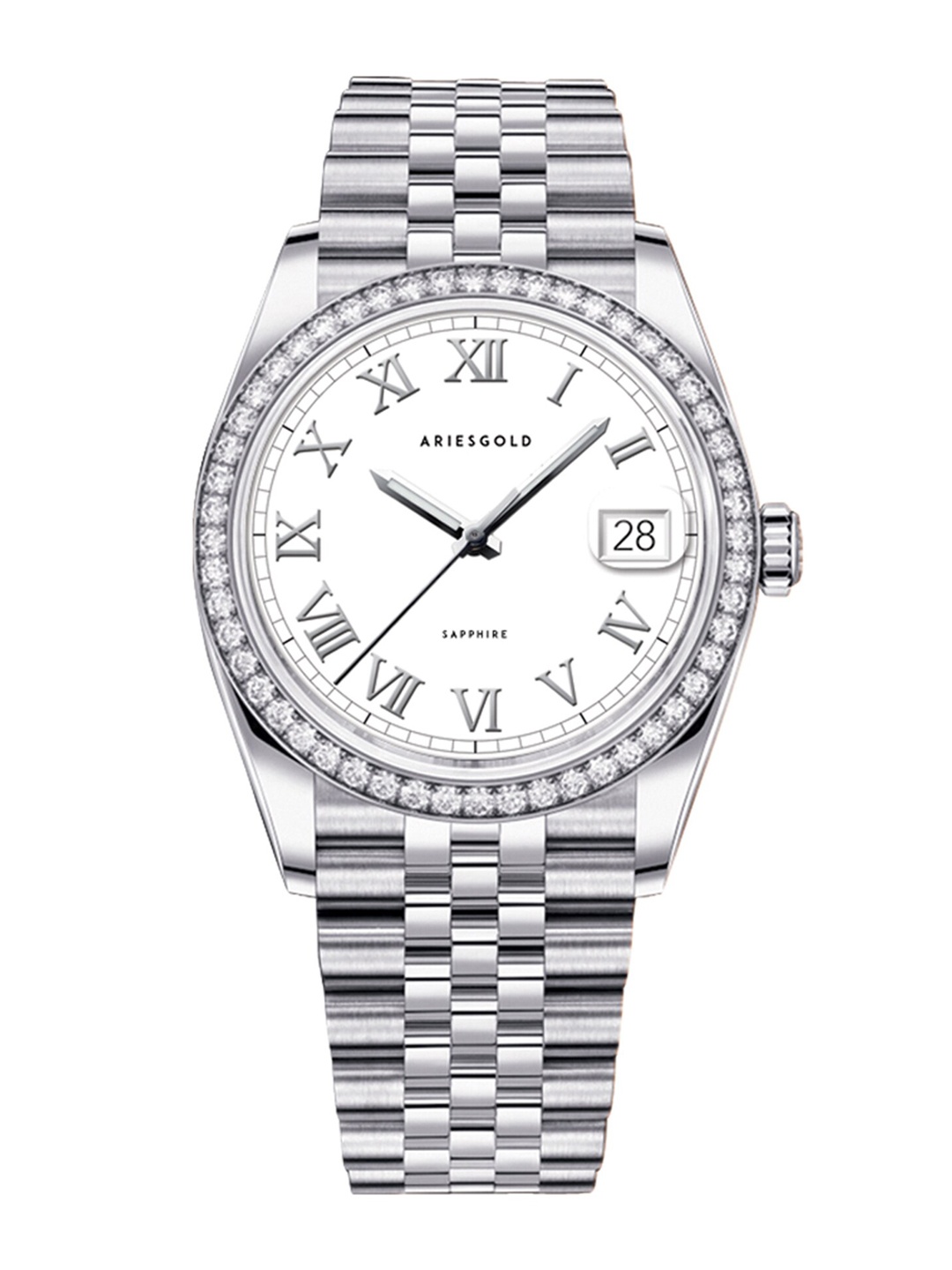 Aries Gold Women Stainless Steel Bracelet Style Straps Analogue Watch B 1069 S-RW-White
Aries Gold Women Stainless Steel Bracelet Style Straps Analogue Watch B 1069 S-RW-White