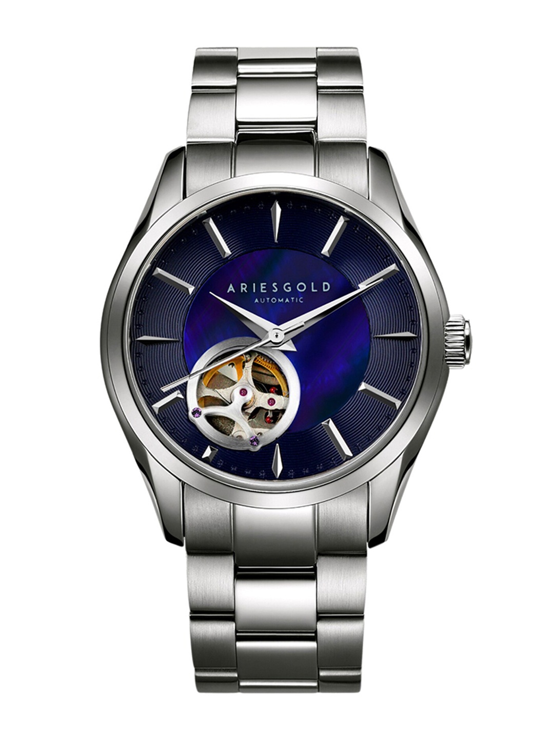 Aries Gold Women Stainless Steel Bracelet Style Straps Analogue Watch L 9023 S-BU, Blue
Aries Gold Women Stainless Steel Bracelet Style Straps Analogue Watch L 9023 S-BU, Blue