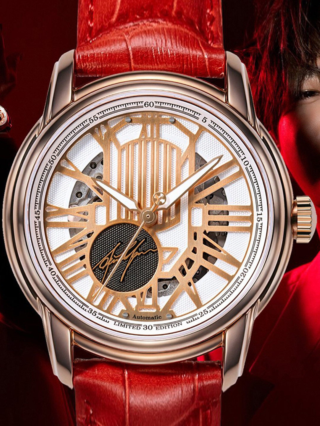 Aries Gold Men Leather Straps Analogue Automatic Motion Powered Watch AAYAN1120, White
Aries Gold Men Leather Straps Analogue Automatic Motion Powered Watch AAYAN1120, White