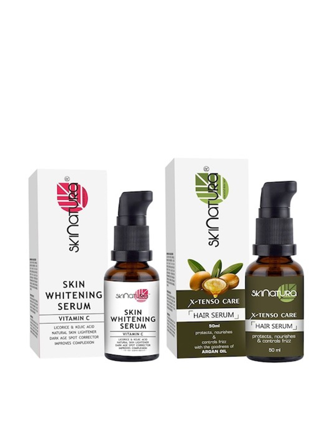Skinatura Set of Skin Whitening Vitamin C Serum 30 ml & X Tenso Care Hair Serum 50 ml, White
Skinatura Set of Skin Whitening Vitamin C Serum 30 ml & X Tenso Care Hair Serum 50 ml, White