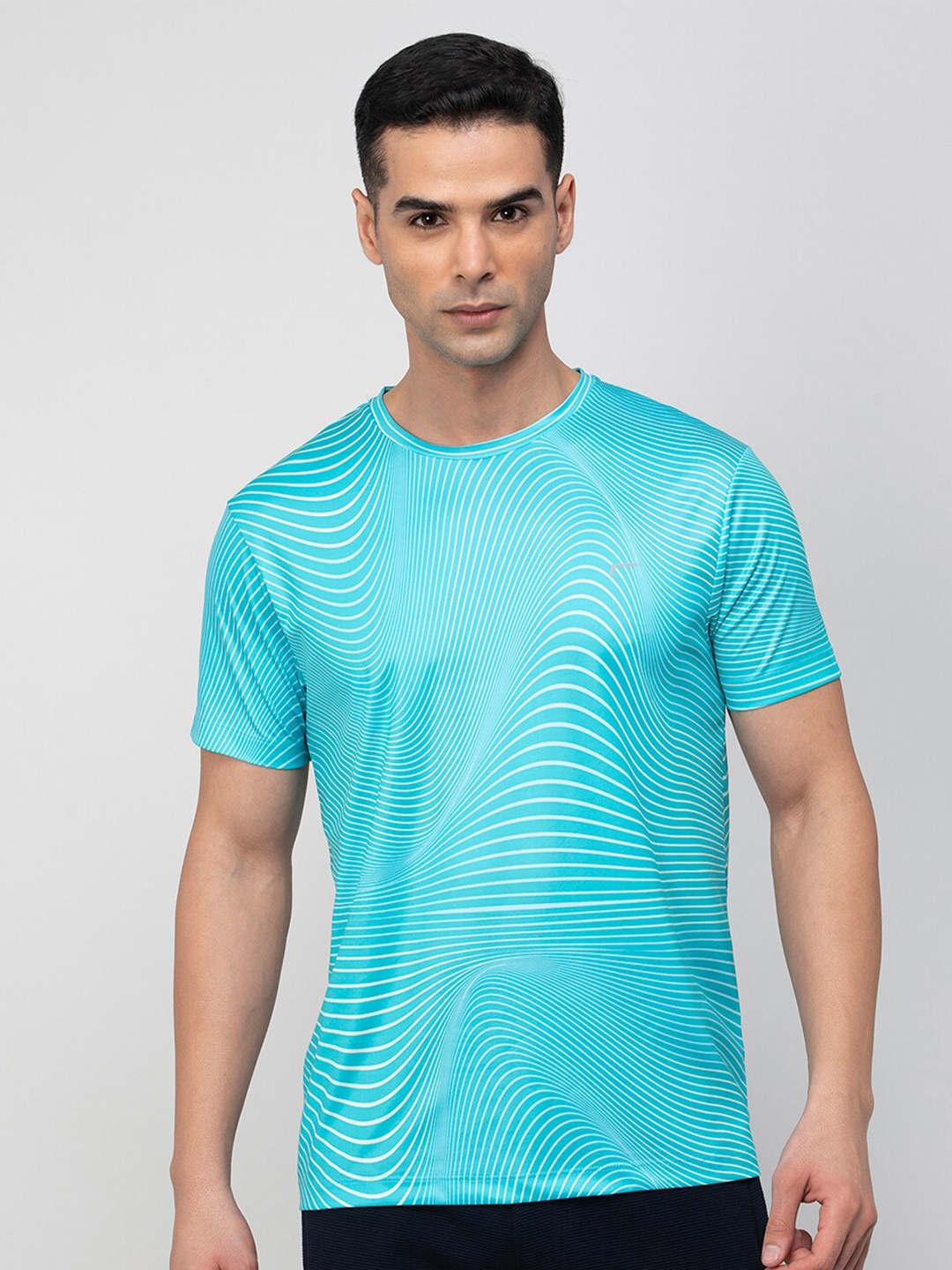 Fame Forever by Lifestyle Striped Slim Fit T-shirt, Blue