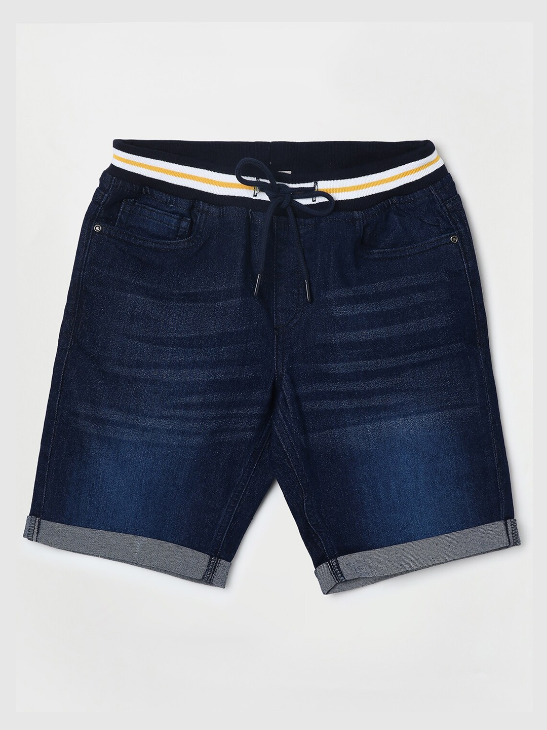 Fame Forever by Lifestyle Boys Mid-Rise Denim Shorts, Blue