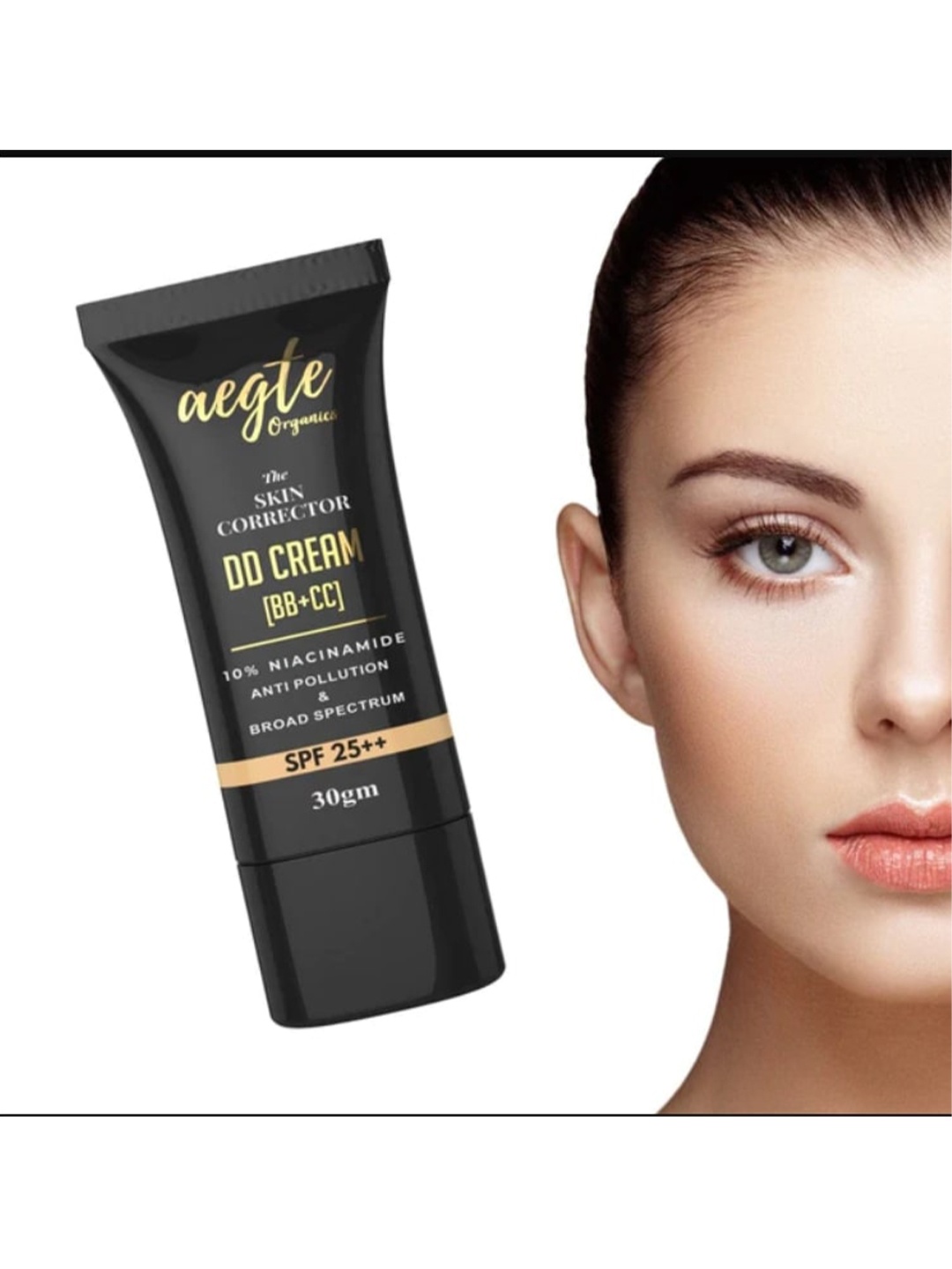 Aegte Organics Skin Corrector DD Cream (BB+CC) Broad Spectrum SPF 25++ 30gm Natural, White
Aegte Organics Skin Corrector DD Cream (BB+CC) Broad Spectrum SPF 25++ 30gm Natural, White