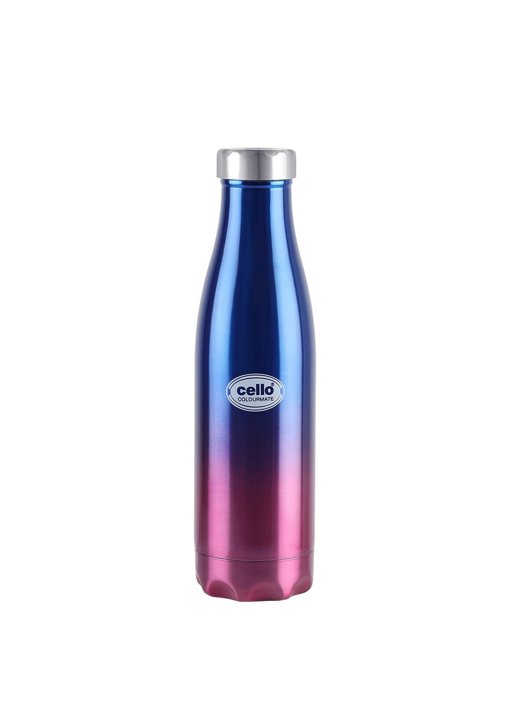 Cello Colourmate Blue Purple Stainless Steel Double Walled Vacusteel Water Flask 500 ml
Cello Colourmate Blue Purple Stainless Steel Double Walled Vacusteel Water Flask 500 ml