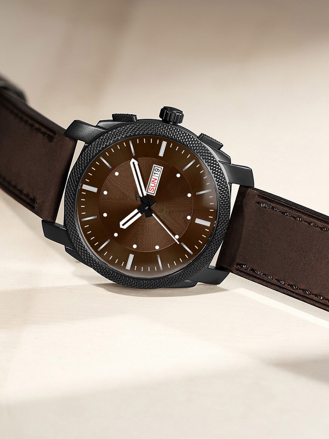 Shocknshop Men Metal Dial & Leather Straps Analogue Multi Function Watch WCH72Brown, Brown
Shocknshop Men Metal Dial & Leather Straps Analogue Multi Function Watch WCH72Brown, Brown