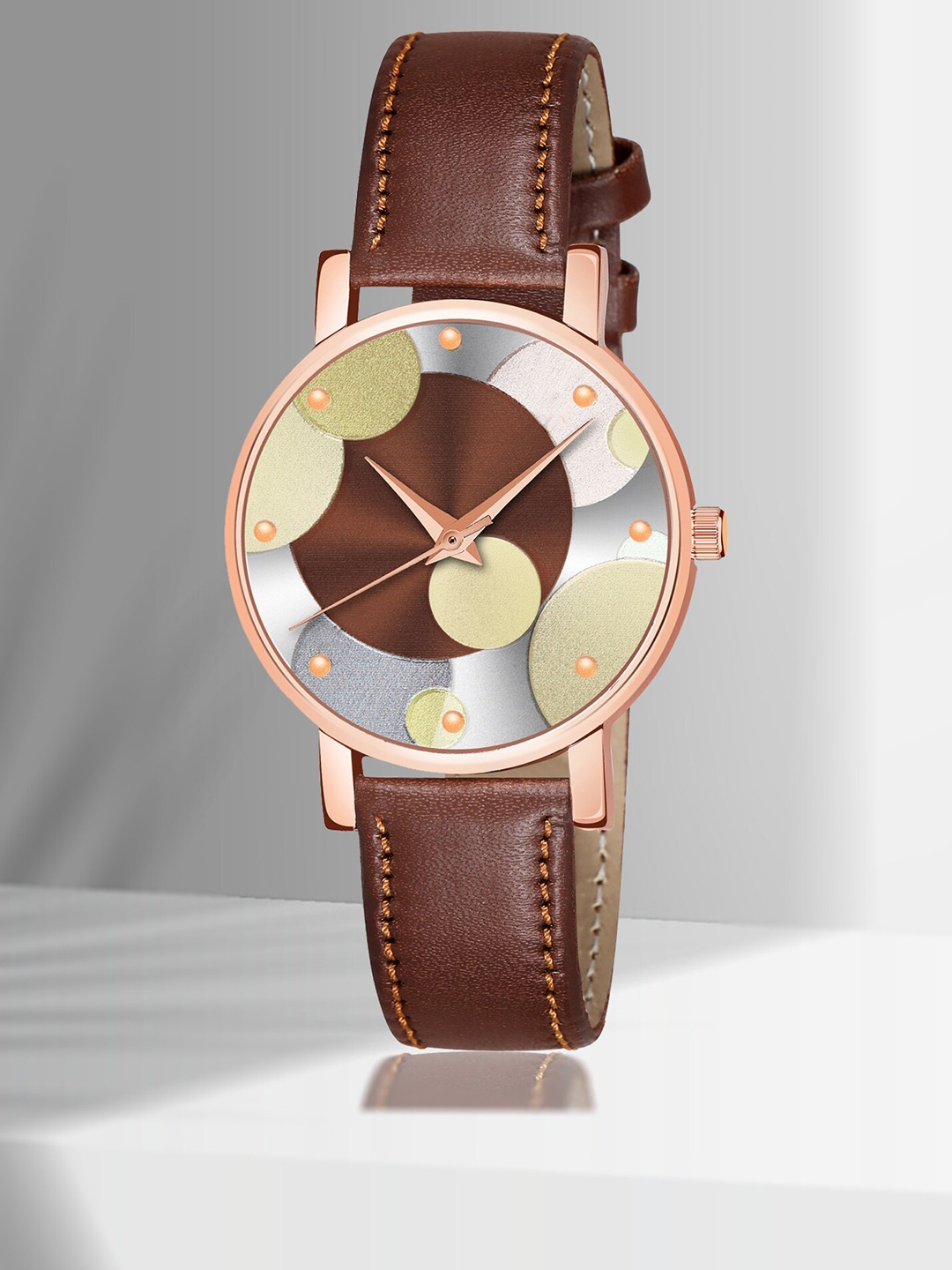 Shocknshop Women Printed Dial & Leather Straps Analogue Multi Function Watch WCH76Brown, Brown
Shocknshop Women Printed Dial & Leather Straps Analogue Multi Function Watch WCH76Brown, Brown