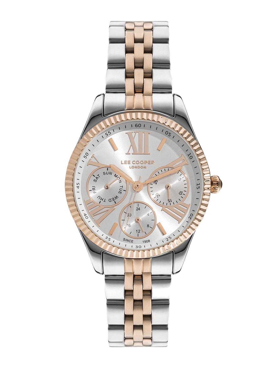 Lee Cooper Women Stainless Steel Bracelet Style Straps Digital Watch LC07333.530, White
Lee Cooper Women Stainless Steel Bracelet Style Straps Digital Watch LC07333.530, White