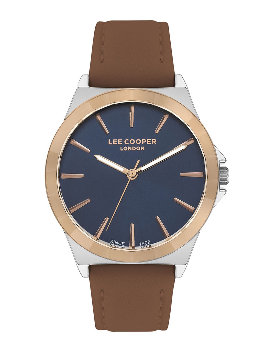 Lee Cooper Women Brass Dial & Brown Leather Straps Analogue Watch LC07347 592, Navy blue
Lee Cooper Women Brass Dial & Brown Leather Straps Analogue Watch LC07347 592, Navy blue