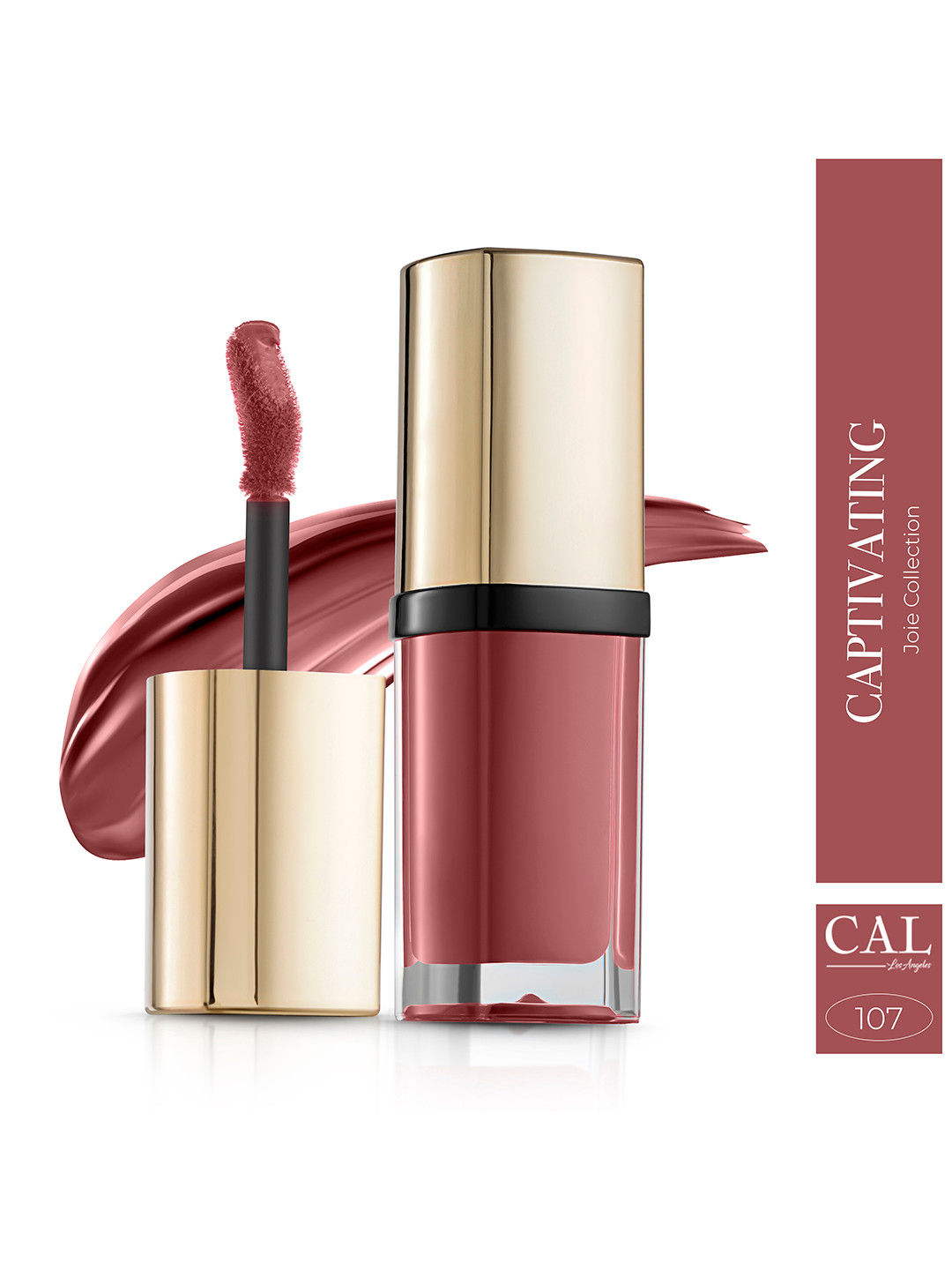 CAL Losangeles Joie Collection Liquid Matte Lipstick 5 ml - Captivating 107, Brown
CAL Losangeles Joie Collection Liquid Matte Lipstick 5 ml - Captivating 107, Brown
