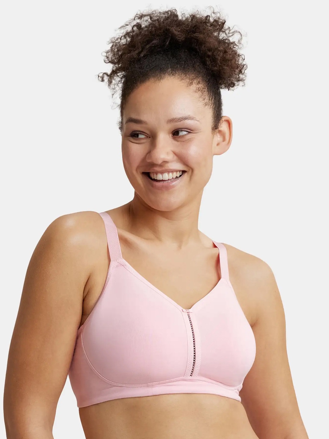 Jockey Wirefree Non Padded Cotton Full Coverage Plus Size Bra with Broad Wings-ES27, Peach
Jockey Wirefree Non Padded Cotton Full Coverage Plus Size Bra with Broad Wings-ES27, Peach