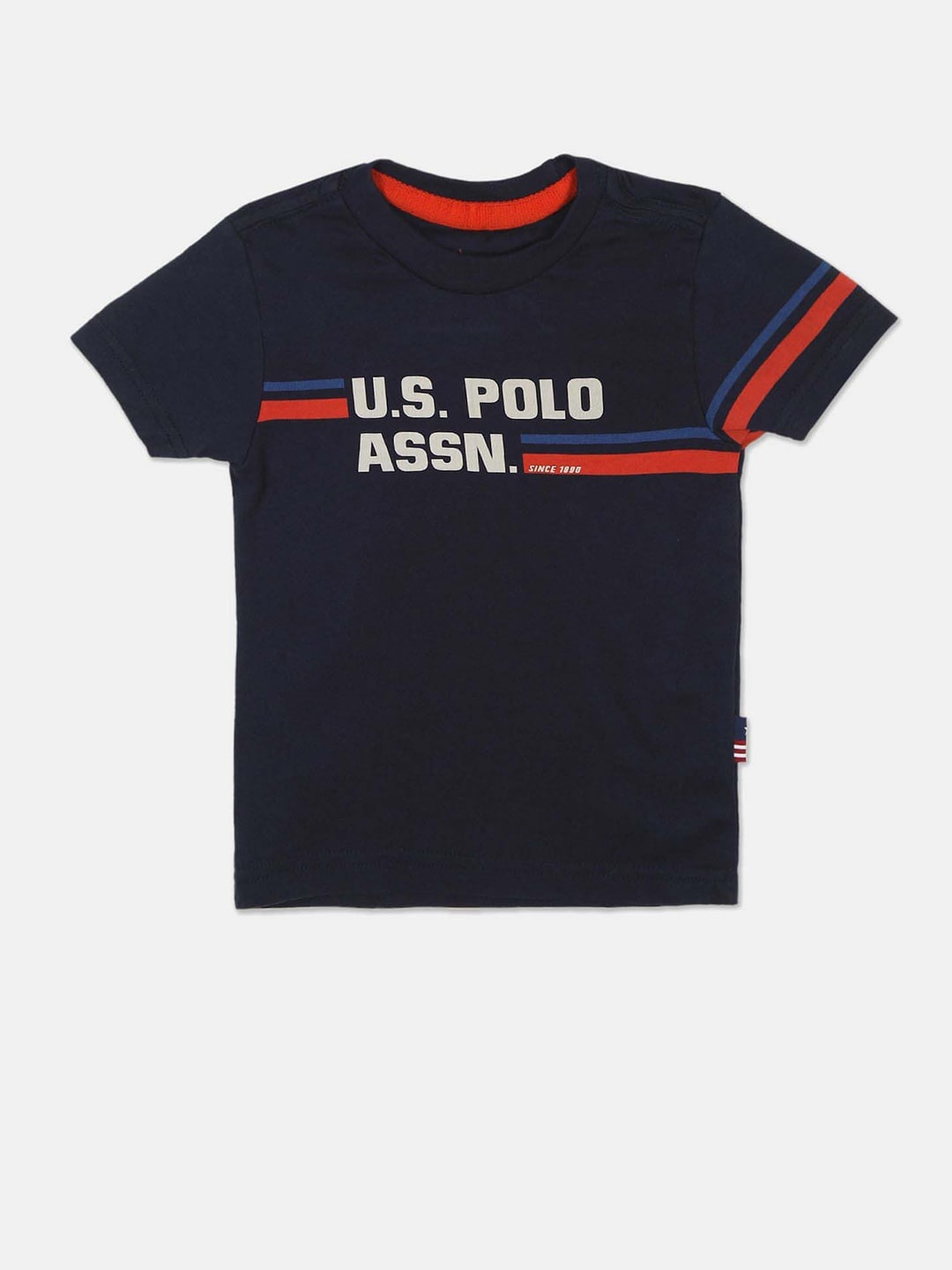 U.S. Polo Assn. Kids Boys Brand Logo Printed Round Neck Pure Cotton T-shirt, Navy blue
U.S. Polo Assn. Kids Boys Brand Logo Printed Round Neck Pure Cotton T-shirt, Navy blue