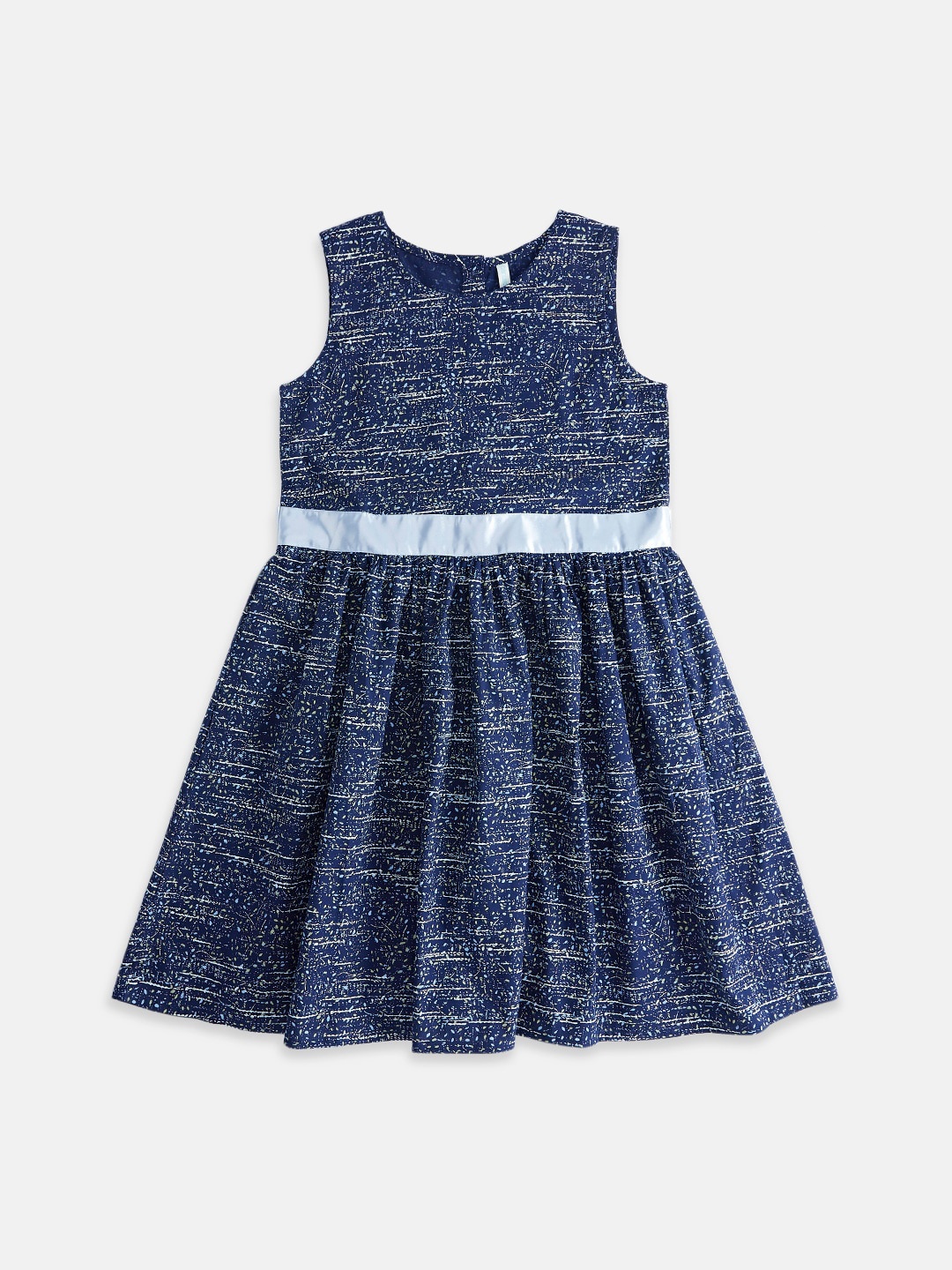 Pantaloons Junior Girls Round Neck Abstract Printed Fit & Flare Cotton Dress, Navy blue
Pantaloons Junior Girls Round Neck Abstract Printed Fit & Flare Cotton Dress, Navy blue