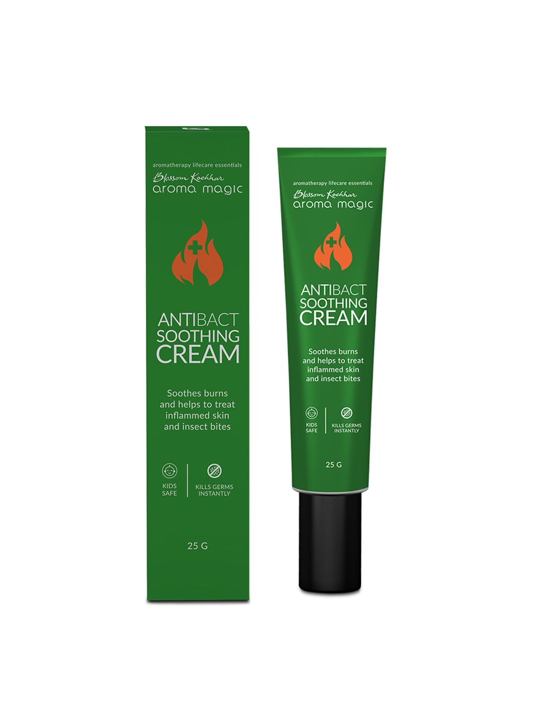 Aroma Magic AntiBact Soothing Multi-Purpose Cream for Burns & Insect Bites - 25g, Green
Aroma Magic AntiBact Soothing Multi-Purpose Cream for Burns & Insect Bites - 25g, Green