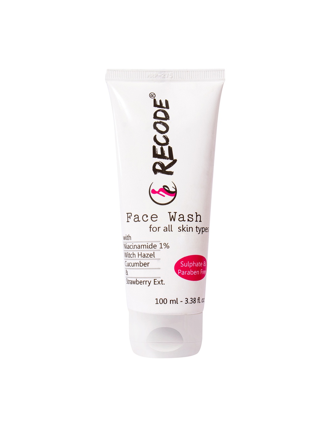 Recode Face Wash For All Skin Types with Niacinamide & Witch Hazel - 100ml, White
Recode Face Wash For All Skin Types with Niacinamide & Witch Hazel - 100ml, White