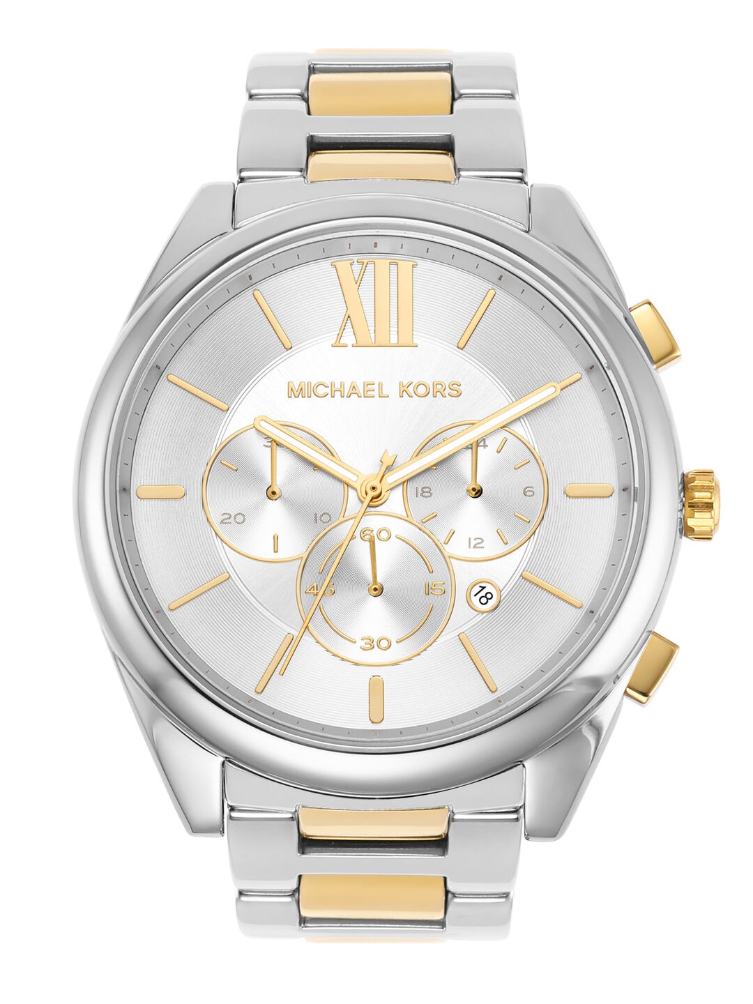 Michael Kors Men Stainless Steel Bracelet Style Straps Analogue Watch MK8994IT, Silver
Michael Kors Men Stainless Steel Bracelet Style Straps Analogue Watch MK8994IT, Silver