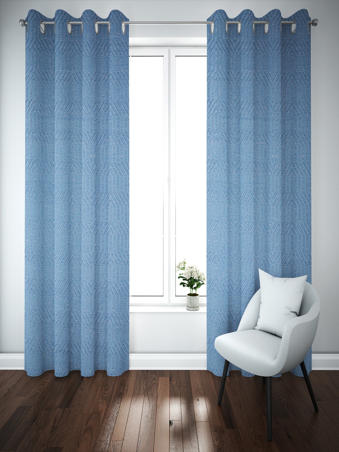 Just Home Summer 2023 Blue 2 Pieces Jacquard Room Darkening Long Door Curtains
Just Home Summer 2023 Blue 2 Pieces Jacquard Room Darkening Long Door Curtains
