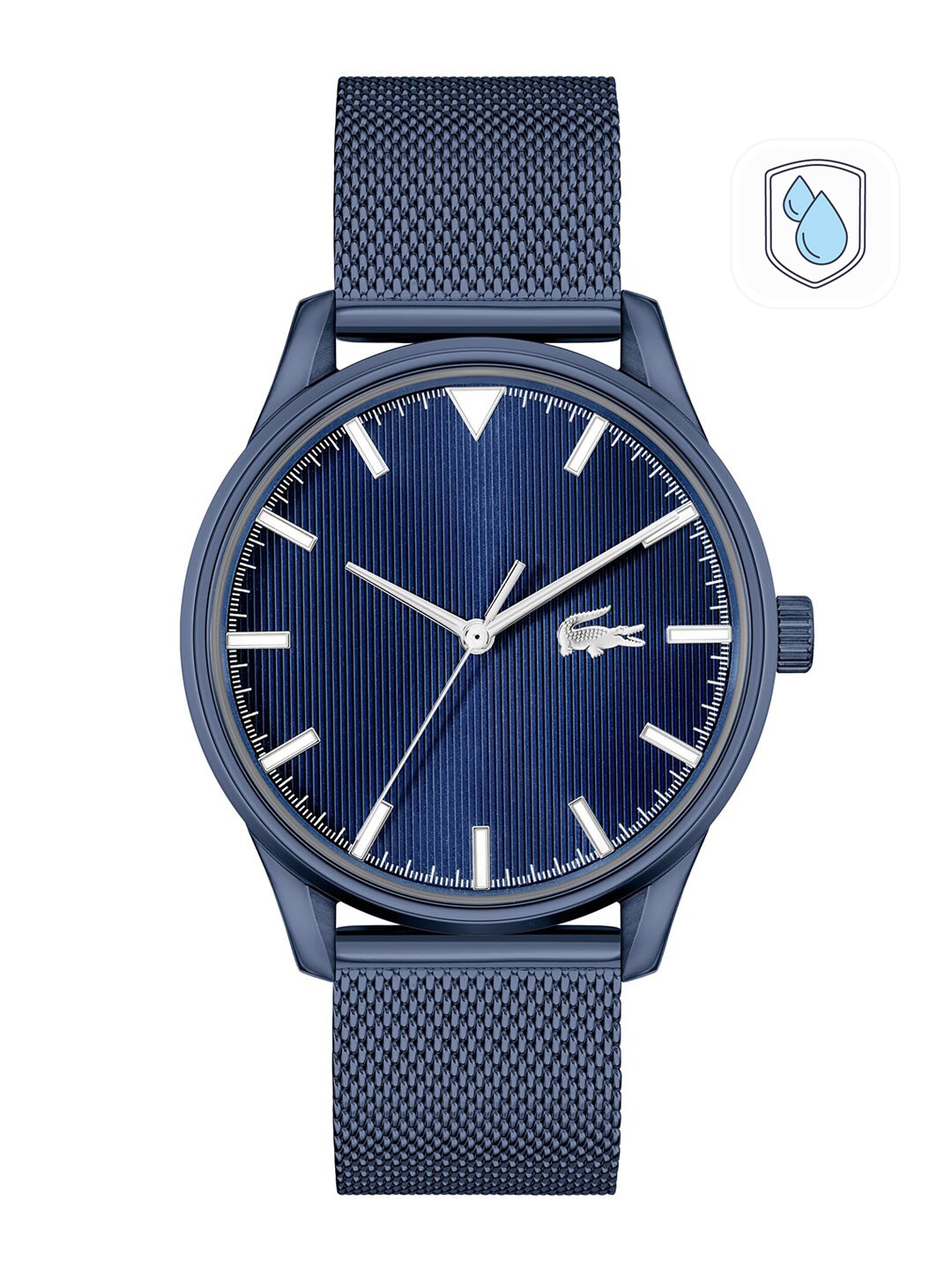 Lacoste Men Brass Dial & Stainless Steel Bracelet Style Straps Analogue Watch 2011229, Blue
Lacoste Men Brass Dial & Stainless Steel Bracelet Style Straps Analogue Watch 2011229, Blue