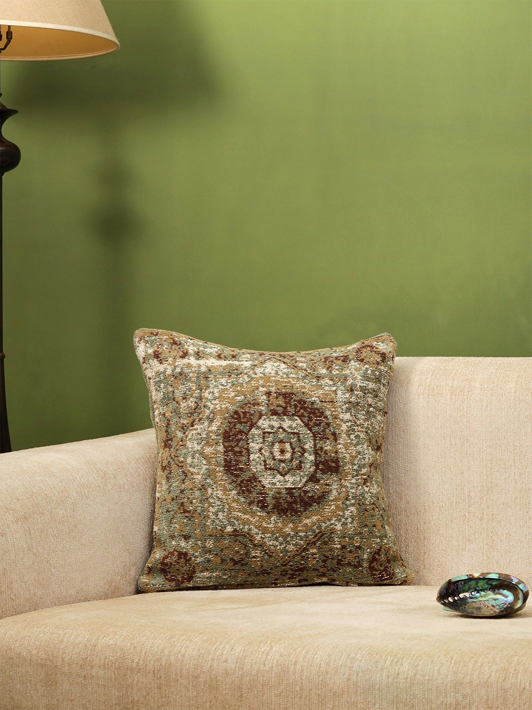 Amoliconcepts Green & Brown Persian Motif Jacquard Chenille Textured Cotton Cushion Covers
Amoliconcepts Green & Brown Persian Motif Jacquard Chenille Textured Cotton Cushion Covers