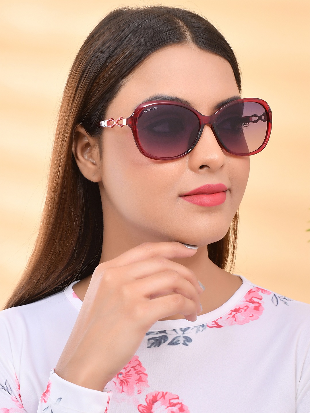 ROYAL SON Women Full Rim Butterfly Sunglasses with UV Protected Lens- CHIWM00117-C5-R1, Purple
ROYAL SON Women Full Rim Butterfly Sunglasses with UV Protected Lens- CHIWM00117-C5-R1, Purple