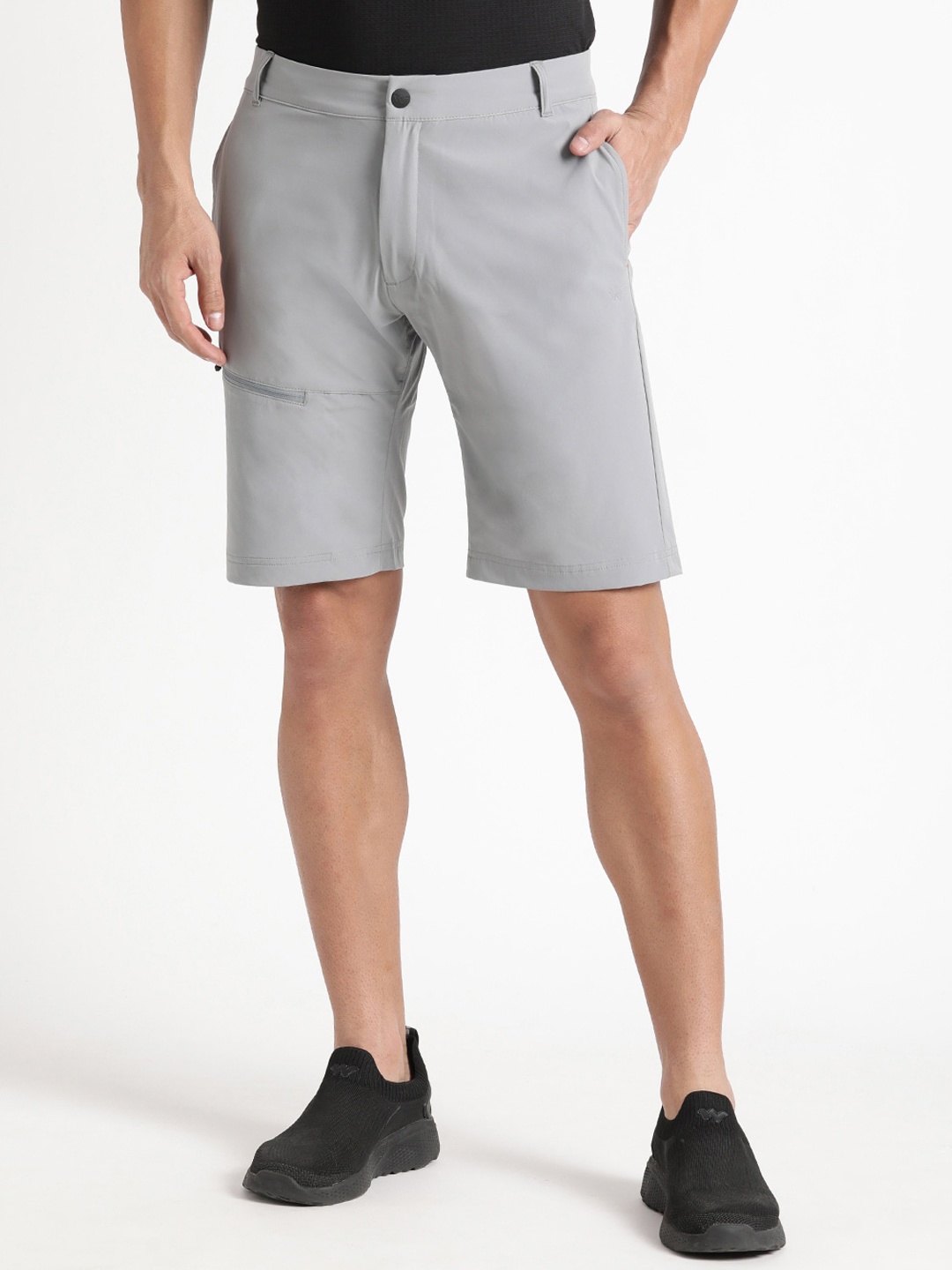 Wildcraft Men Mid Rise Anti Microbial Breathable Rapid Dry Outdoor Sports Shorts, Grey
Wildcraft Men Mid Rise Anti Microbial Breathable Rapid Dry Outdoor Sports Shorts, Grey