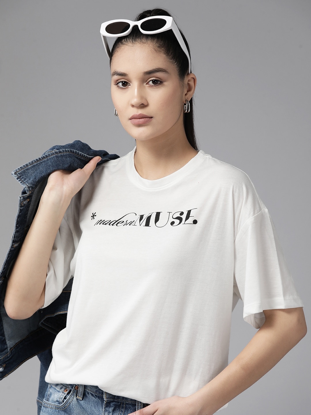 Roadster The Lifestyle Co. Typography Printed Drop-Shoulder Sleeves T-shirt, Off white
Roadster The Lifestyle Co. Typography Printed Drop-Shoulder Sleeves T-shirt, Off white