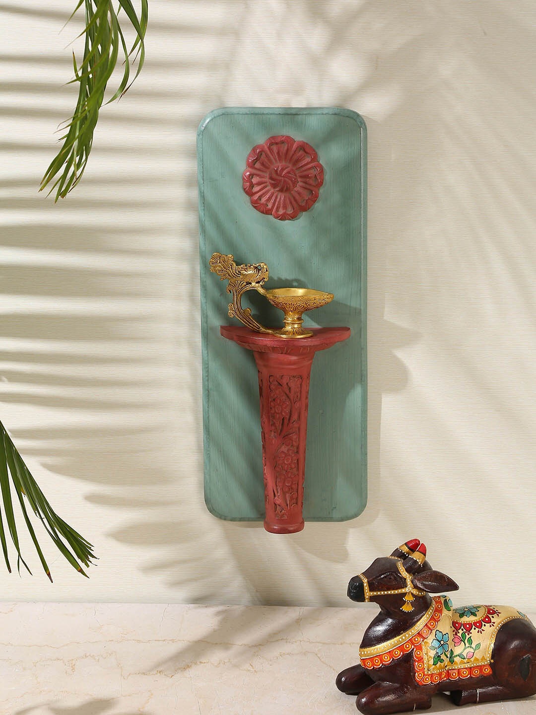 Amoliconcepts Street Olive-Green & Coral-Red Rustic Carved Shelf Wooden Wall Decor
Amoliconcepts Street Olive-Green & Coral-Red Rustic Carved Shelf Wooden Wall Decor