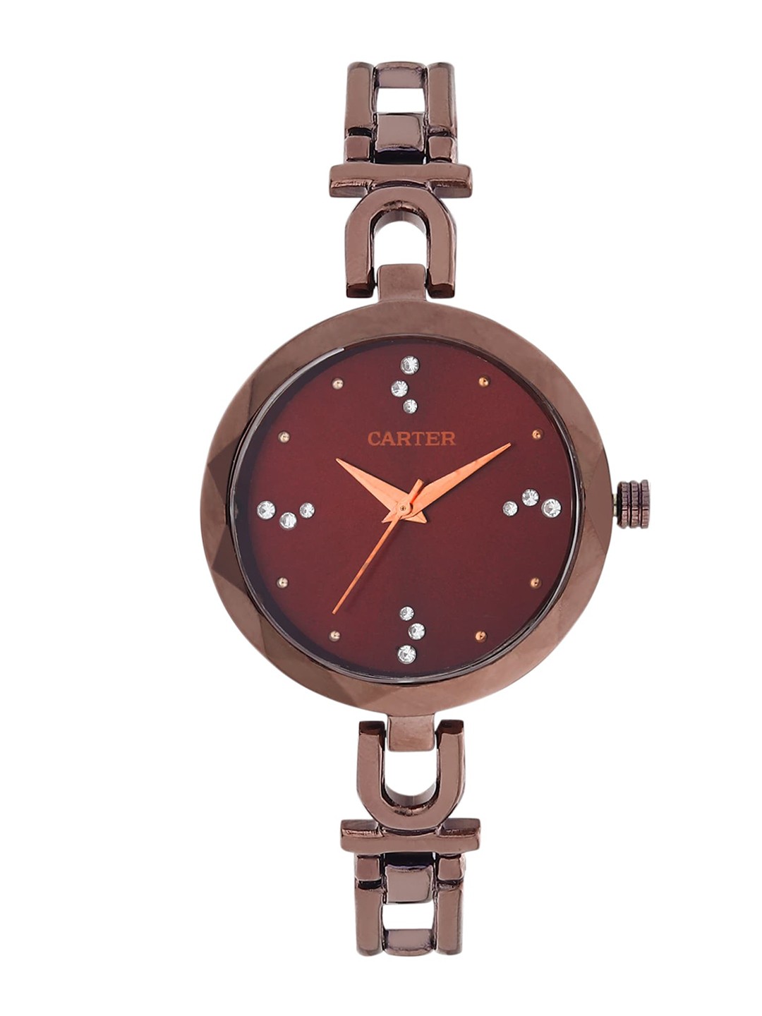 Sandy D Carter Women Embellished Dial Bracelet Style Straps Analogue Watch SD-Carter-23-17, Brown
Sandy D Carter Women Embellished Dial Bracelet Style Straps Analogue Watch SD-Carter-23-17, Brown