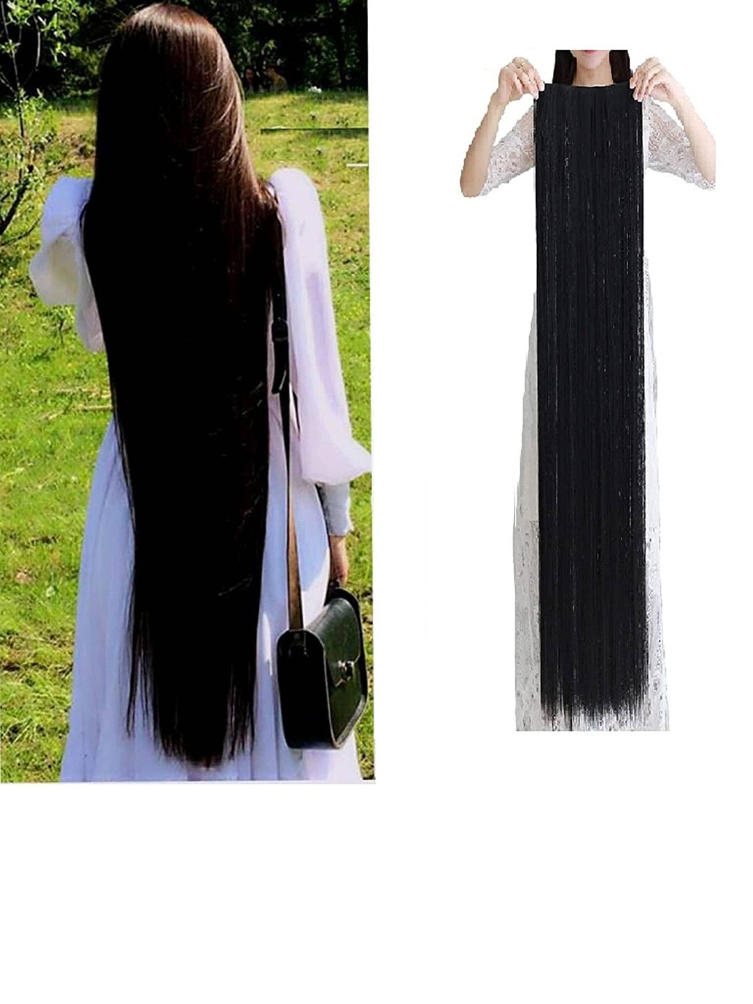 Chanderkash 24 Inches 5 Clips Based Fiber Hair Extensions for Womens - Natural Brown
Chanderkash 24 Inches 5 Clips Based Fiber Hair Extensions for Womens - Natural Brown
