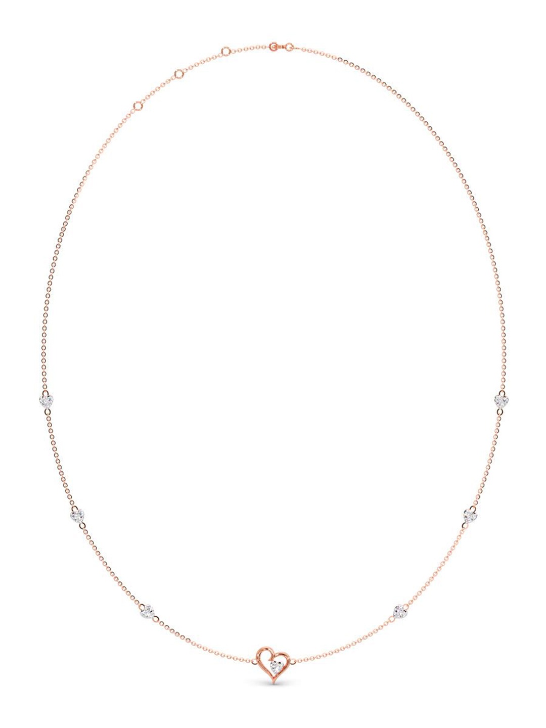 CANDERE A KALYAN JEWELLERS COMPANY 14K Rose Gold BIS Hallmark & CZ Stud Necklace- 3.15 g
CANDERE A KALYAN JEWELLERS COMPANY 14K Rose Gold BIS Hallmark & CZ Stud Necklace- 3.15 g
